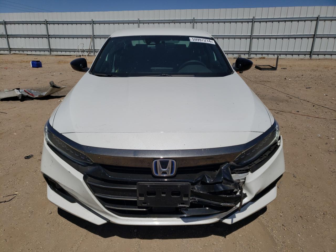 2022 HONDA ACCORD HYBRID SPORT VIN:1HGCV3F20NA034693