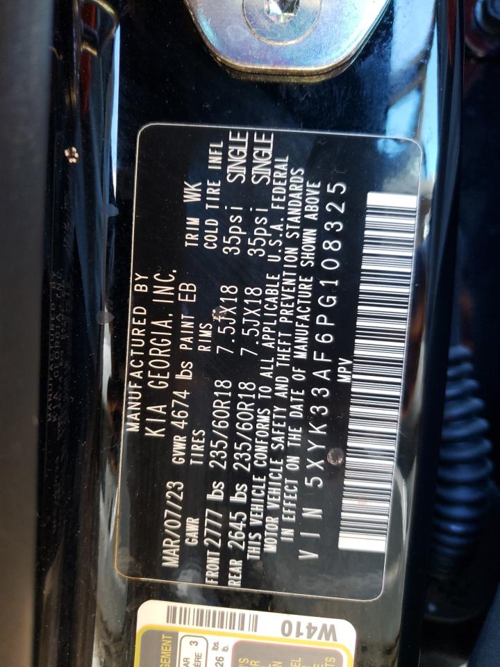 2023 KIA SPORTAGE EX VIN:5XYK33AF6PG108325