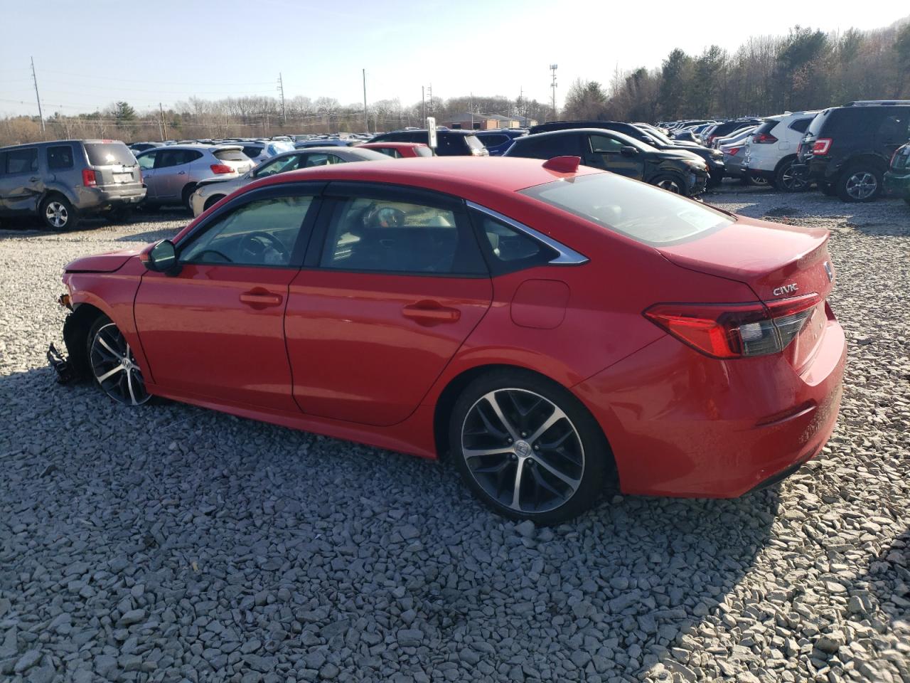 2022 HONDA CIVIC TOURING VIN:2HGFE1F94NH301575