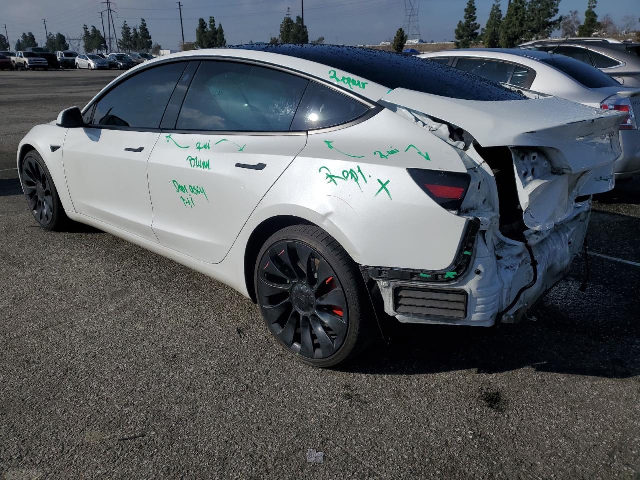 2022 TESLA MODEL 3  VIN:5YJ3E1EC1NF180850