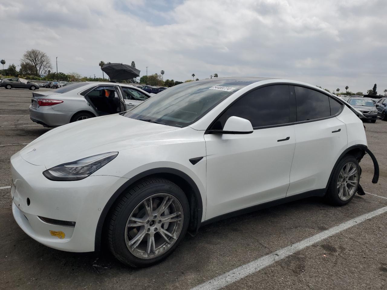 2022 TESLA MODEL Y  VIN:7SAYGDEE9NF367713