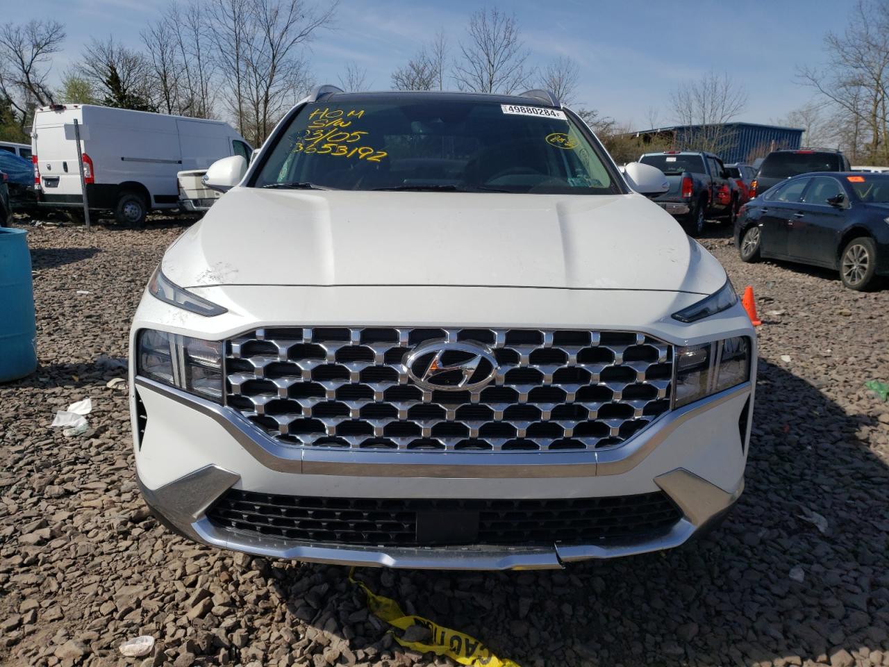 2022 HYUNDAI SANTA FE SEL VIN:5NMS3DAJ1NH480524