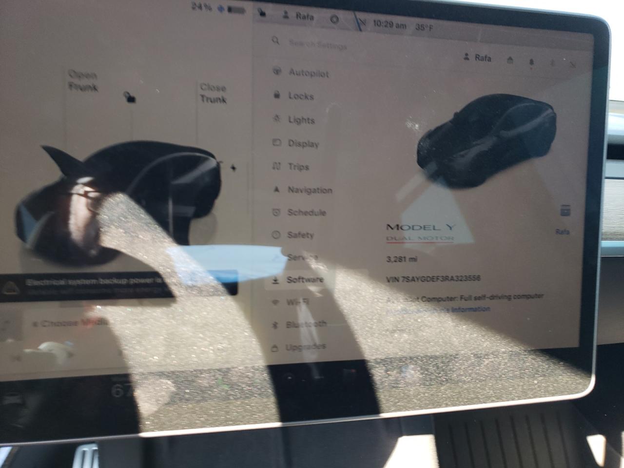 2024 TESLA MODEL Y  VIN:7SAYGDEF3RA323556