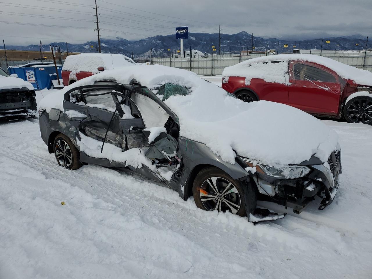 2022 NISSAN SENTRA SV VIN:3N1AB8CV3NY202612