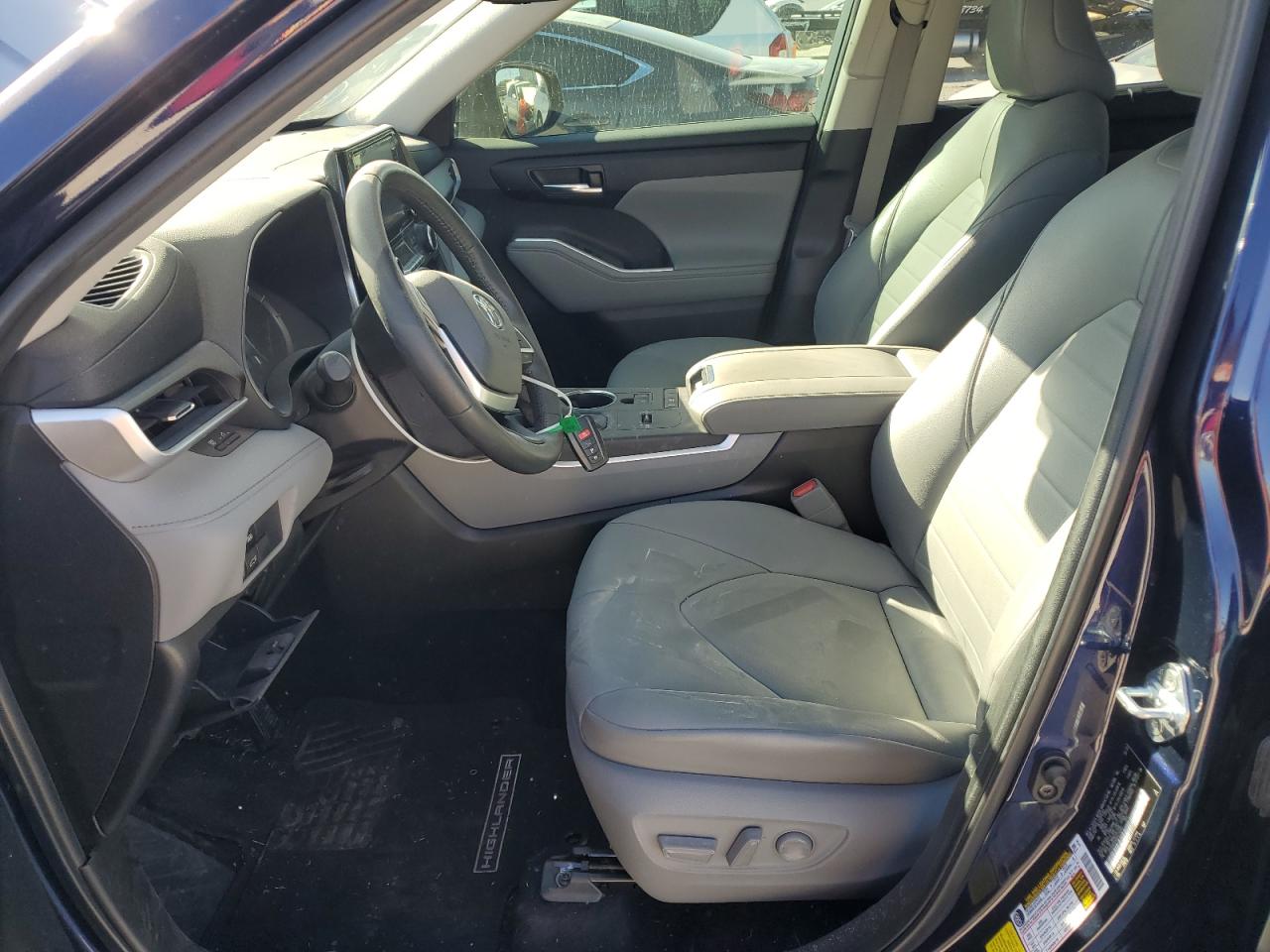 2022 TOYOTA HIGHLANDER HYBRID XLE VIN:5TDGARAH6NS514993