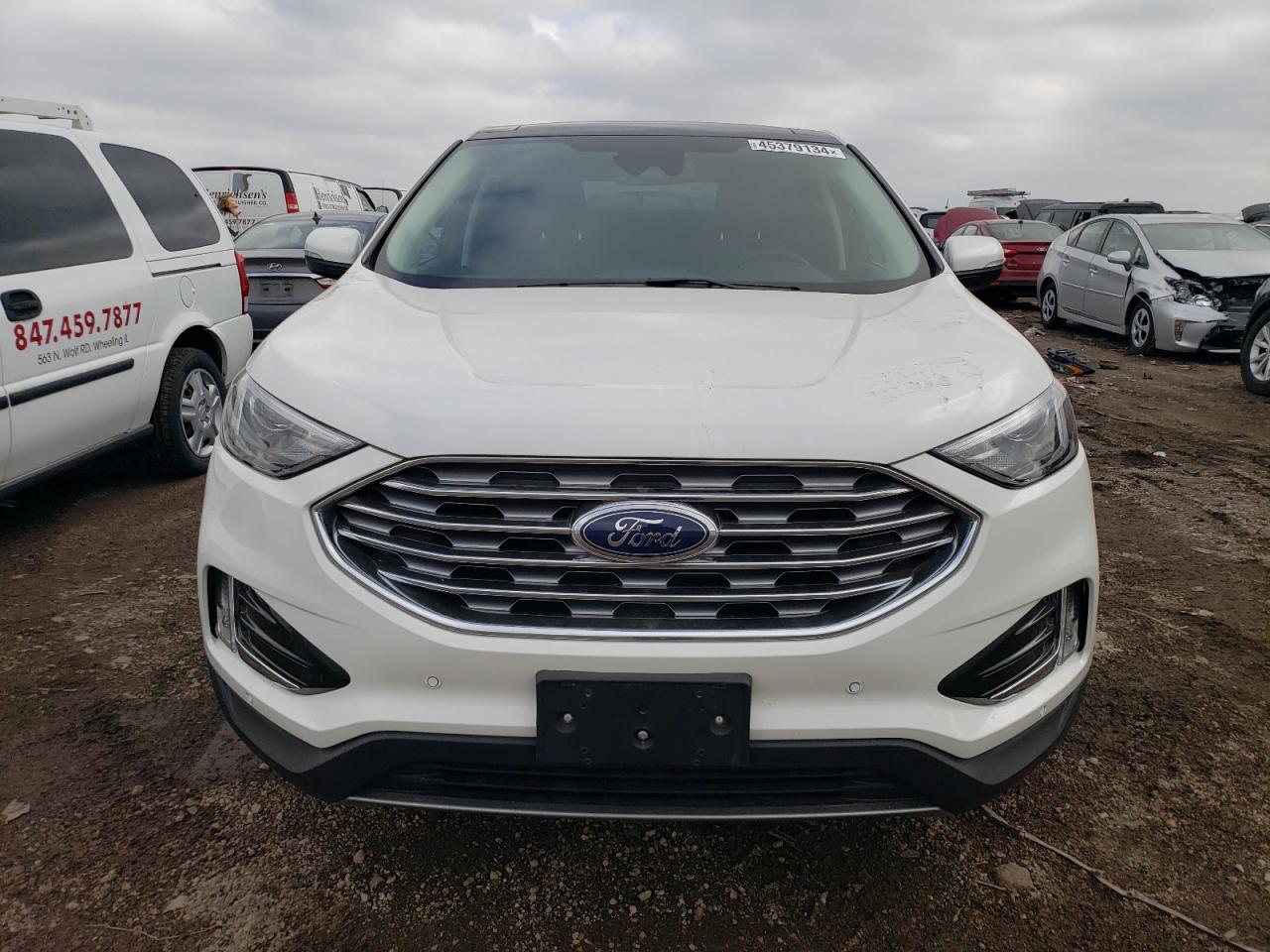 2022 FORD EDGE TITANIUM VIN:2FMPK4K94NBB17660