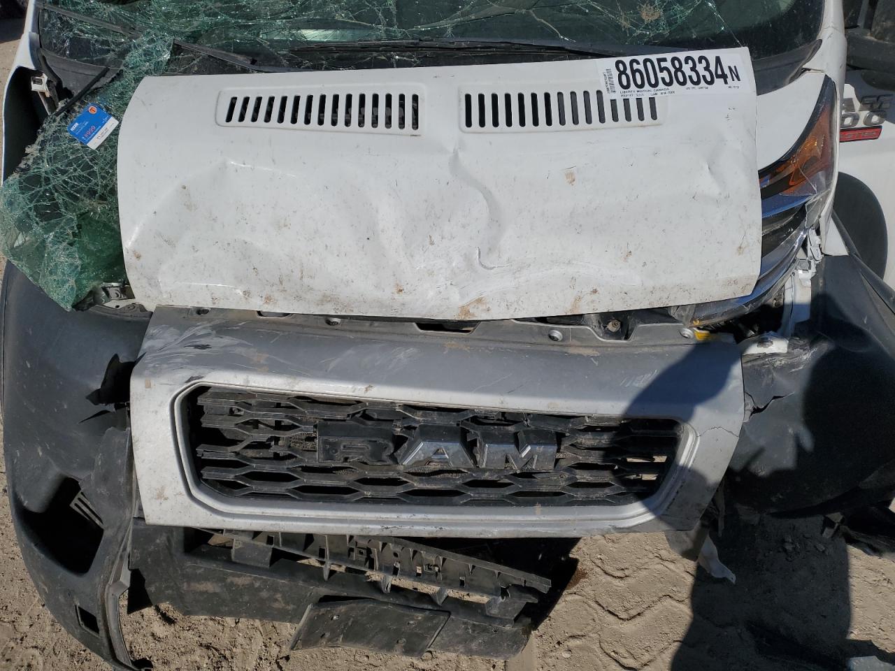 2022 RAM PROMASTER 1500 1500 STANDARD VIN:3C6LRVAG5NE121737
