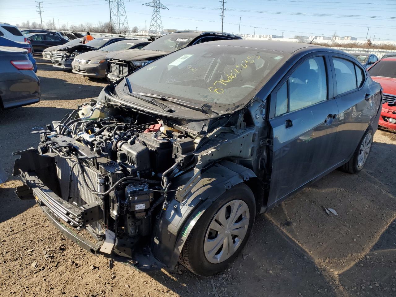 2023 NISSAN VERSA S VIN:3N1CN8DV8PL873532