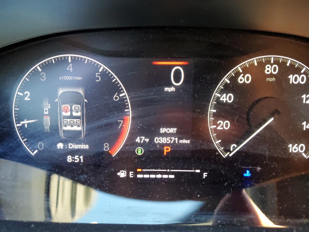 2022 HONDA CIVIC SPORT VIN:2HGFE2F5XNH515957