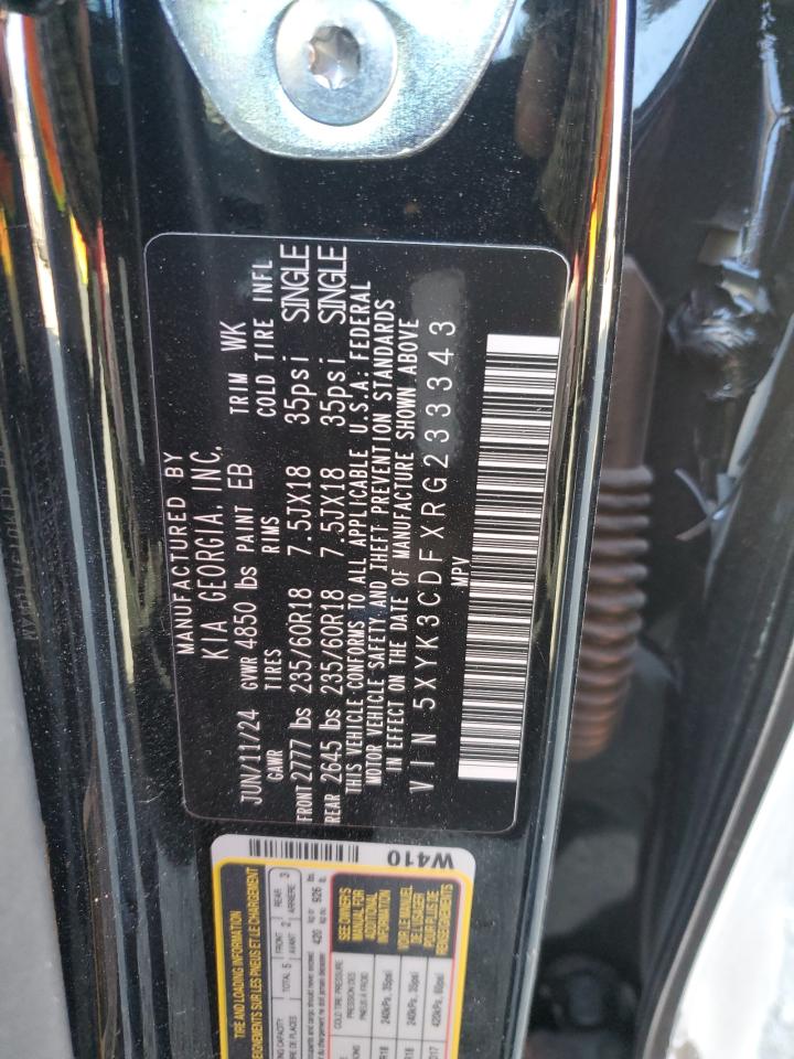 2024 KIA SPORTAGE EX VIN:5XYK3CDFXRG233343