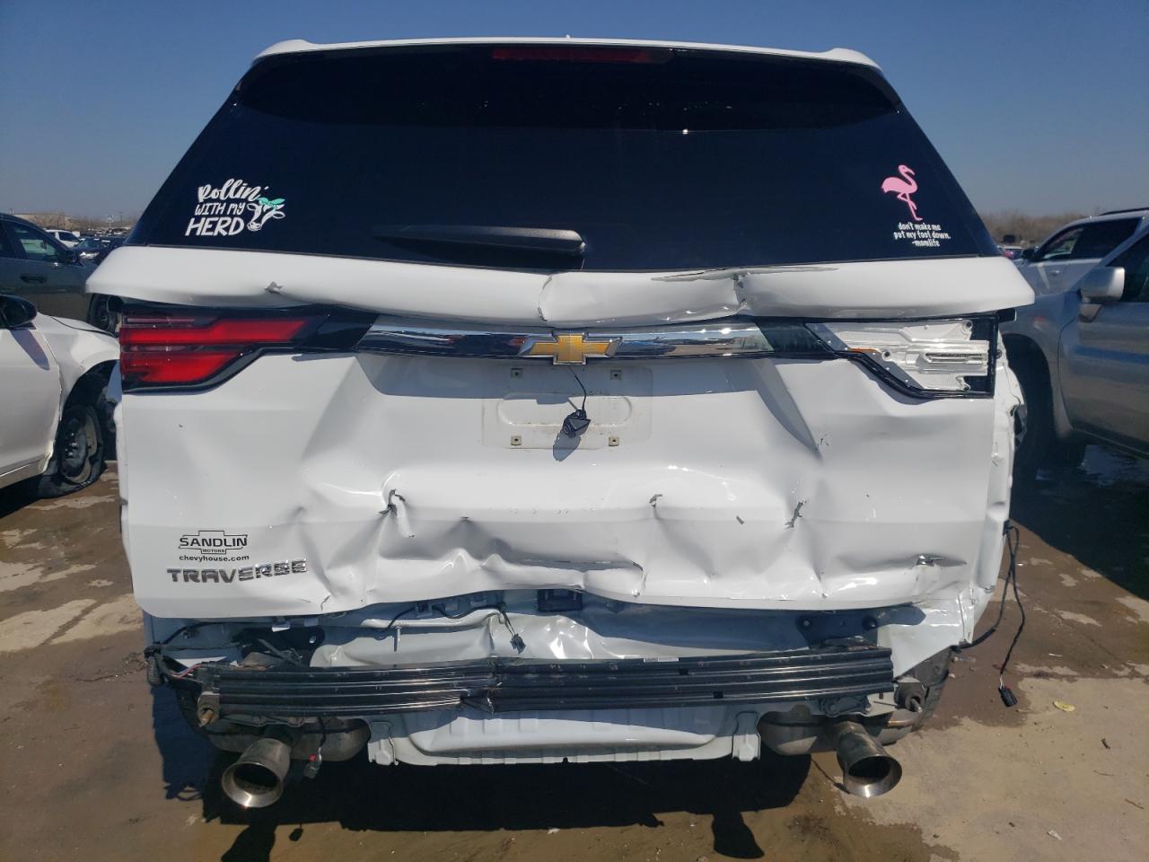 2022 CHEVROLET TRAVERSE LT VIN:1GNERHKW0NJ186885