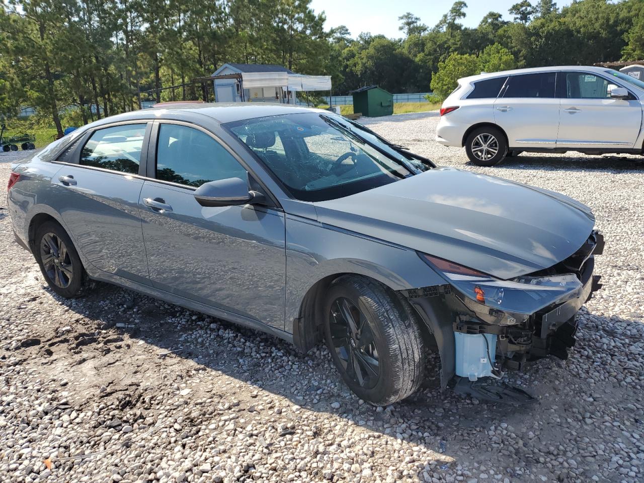 2022 HYUNDAI ELANTRA BLUE VIN:KMHLM4AJ3NU023395