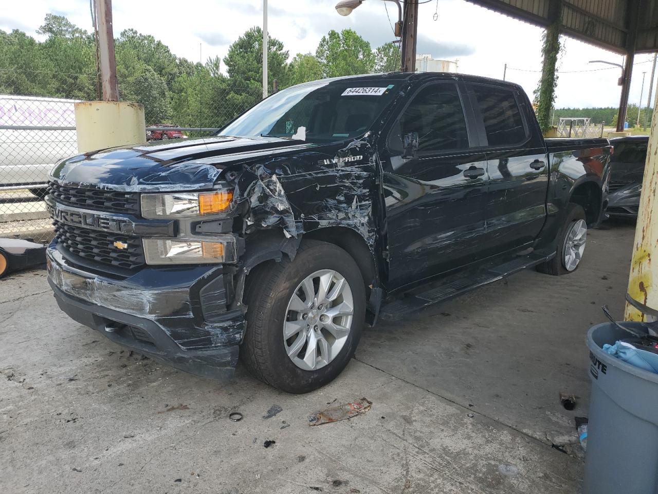 2022 CHEVROLET SILVERADO LTD C1500 CUSTOM VIN:3GCPWBEK6NG101100