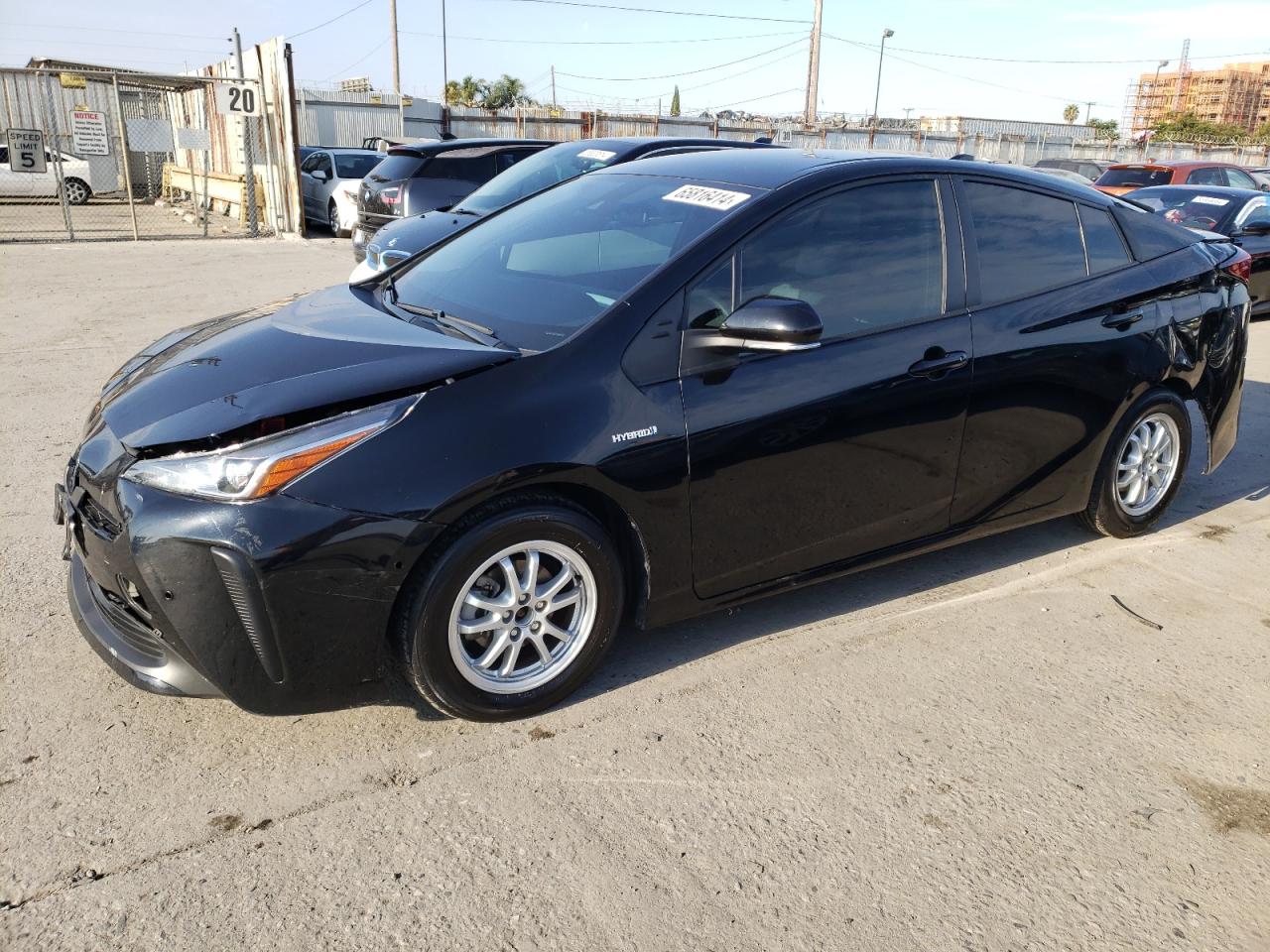 2022 TOYOTA PRIUS NIGHT SHADE VIN:JTDKAMFU7N3178808