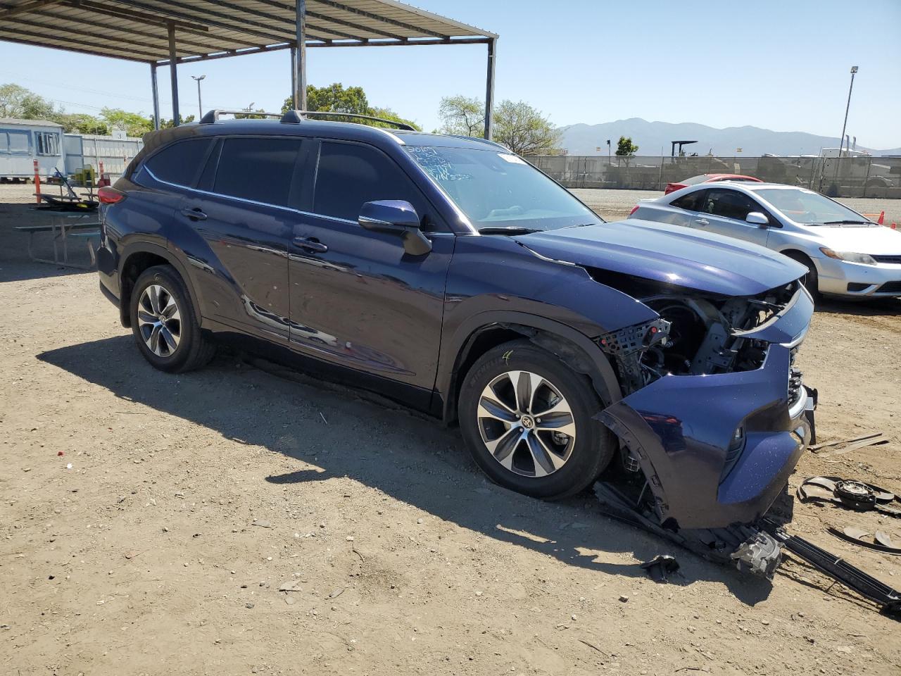 2023 TOYOTA HIGHLANDER HYBRID XLE VIN:5TDKARAH2PS018635