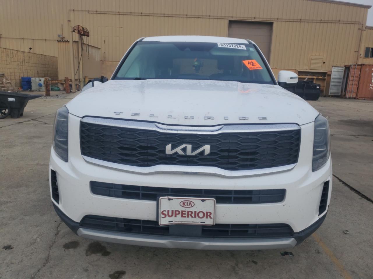 2022 KIA TELLURIDE LX VIN:5XYP24HC4NG268503
