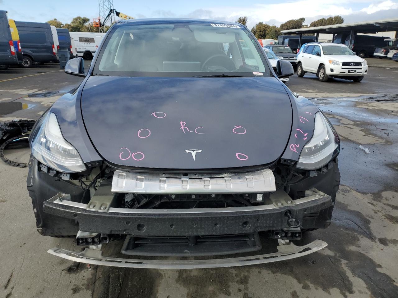 2022 TESLA MODEL Y  VIN:7SAYGDEE7NF461685