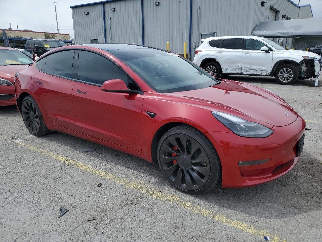 2022 TESLA MODEL 3  VIN:5YJ3E1ECXNF295947