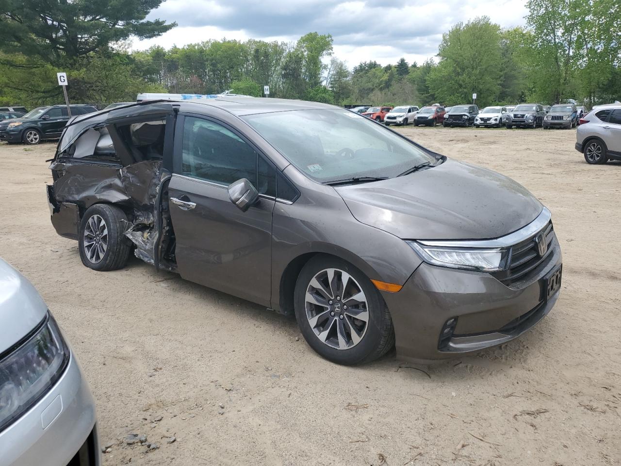 2022 HONDA ODYSSEY EXL VIN:5FNRL6H79NB064825