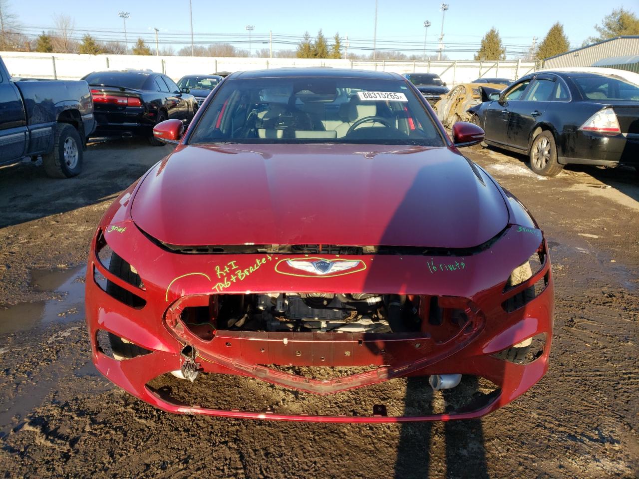 2023 GENESIS G70 BASE VIN:KMTG34TA3PU105945