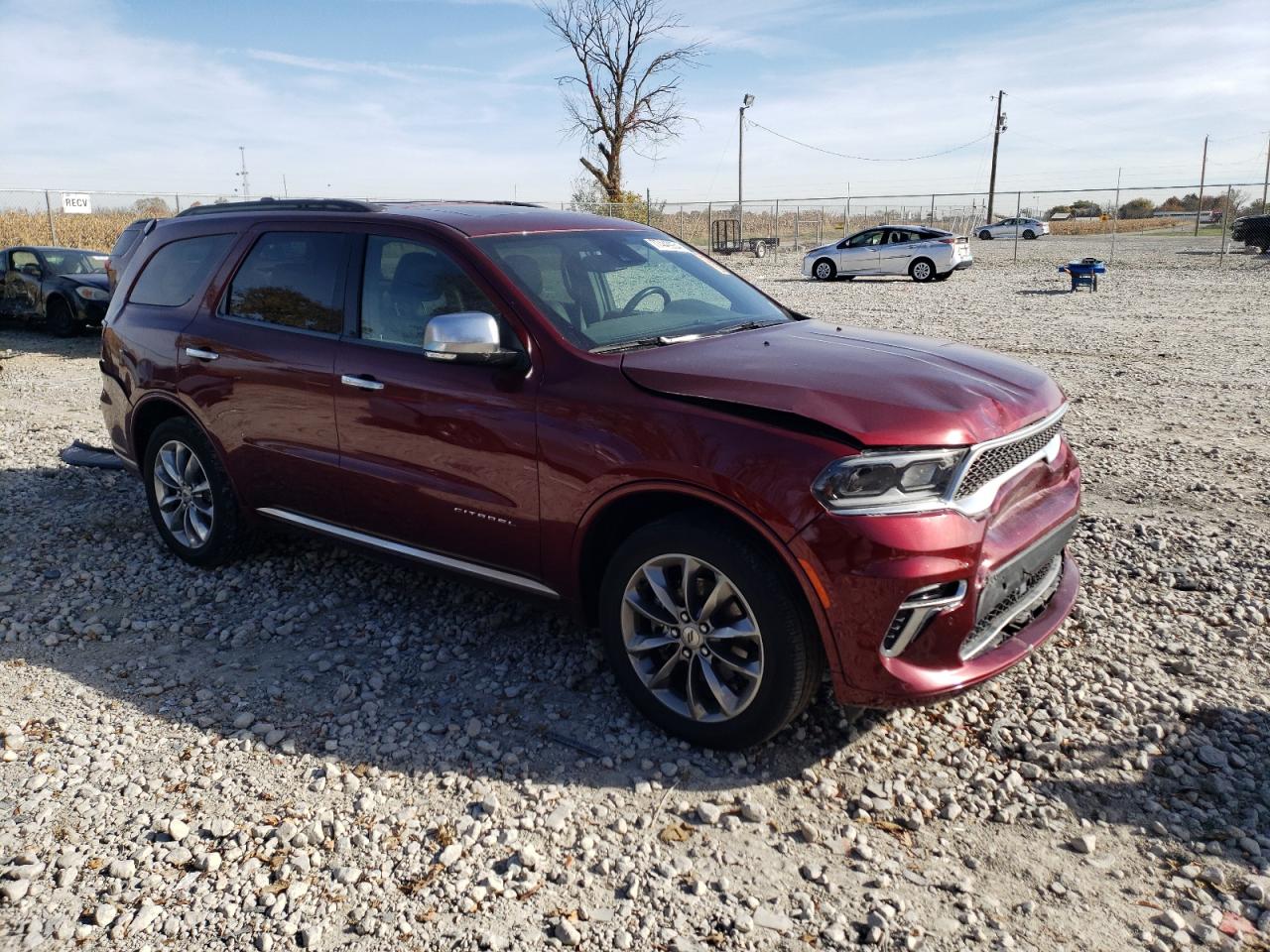 2022 DODGE DURANGO CITADEL VIN:1C4RDJEG7NC134758