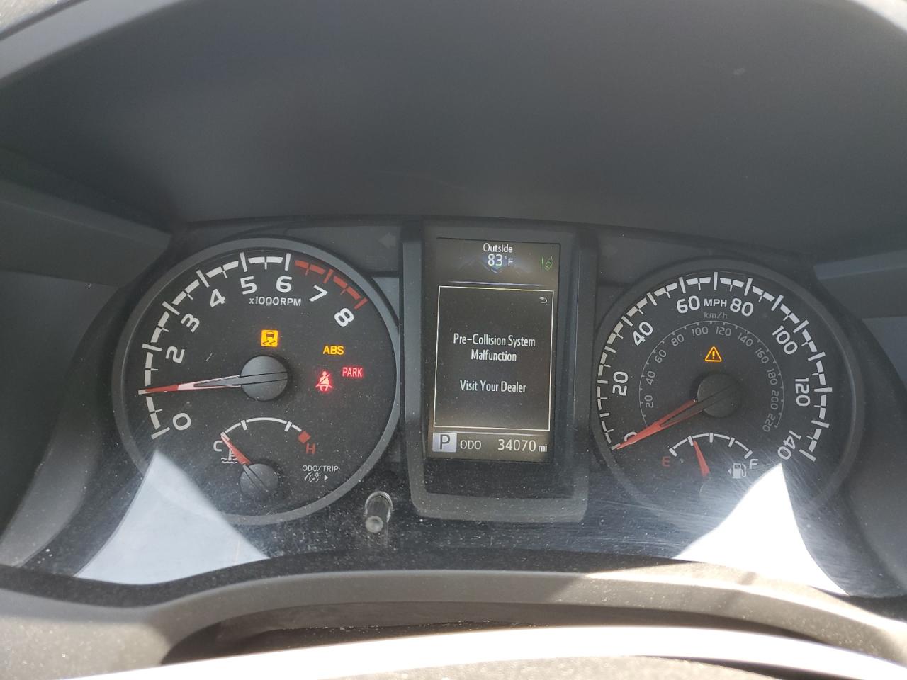 2022 TOYOTA TACOMA ACCESS CAB VIN:3TYRZ5CN4NT018897