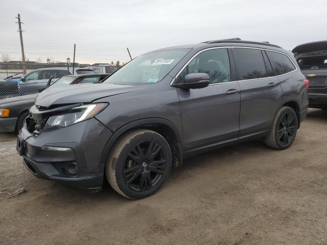 2022 HONDA PILOT SE VIN:5FNYF6H2XNB039150