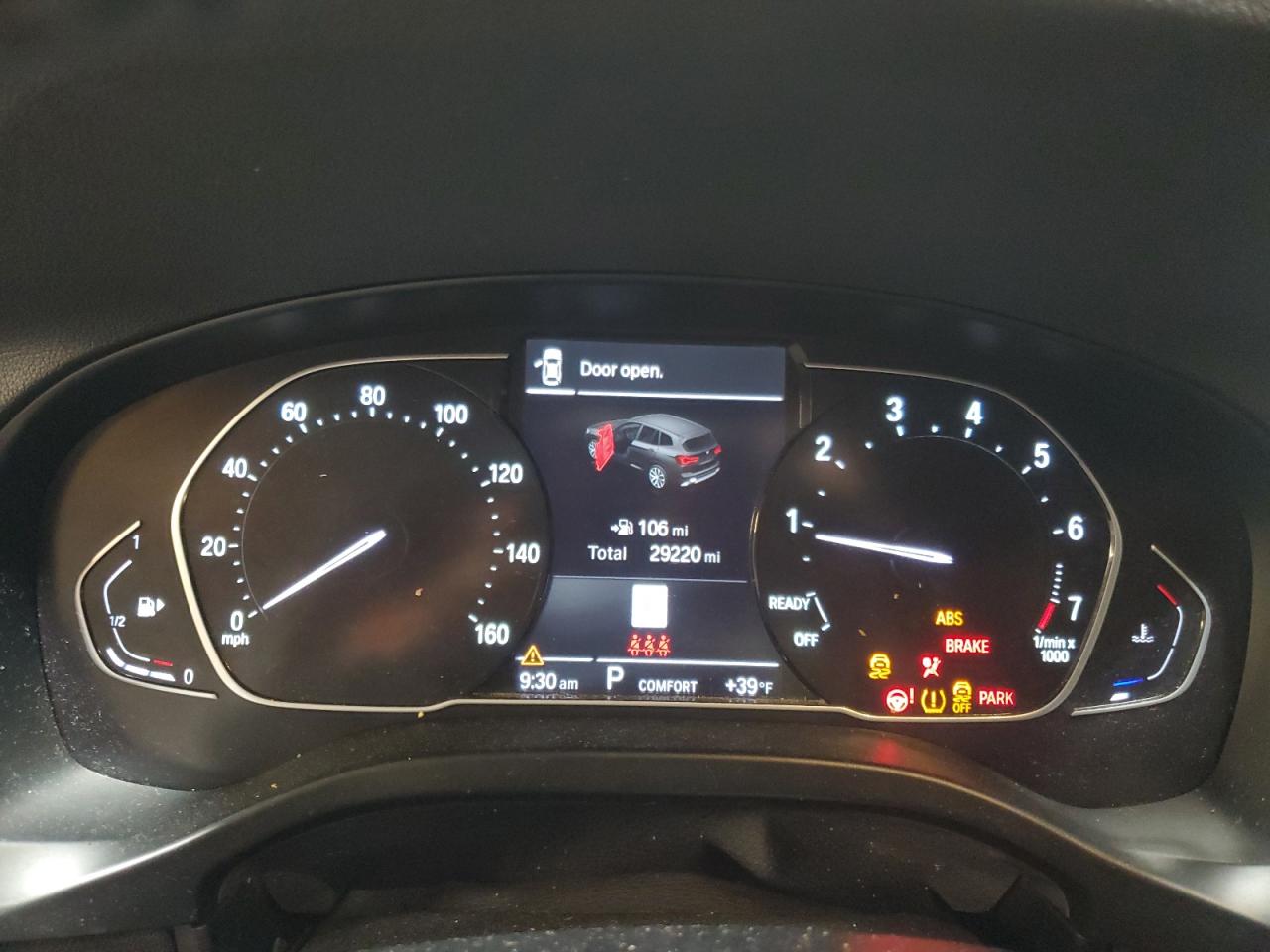 2022 BMW X3 XDRIVE30I VIN:5UX53DP0XN9K53712