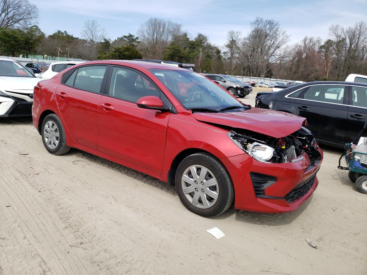 2022 KIA RIO LX VIN:3KPA24AD3NE476085