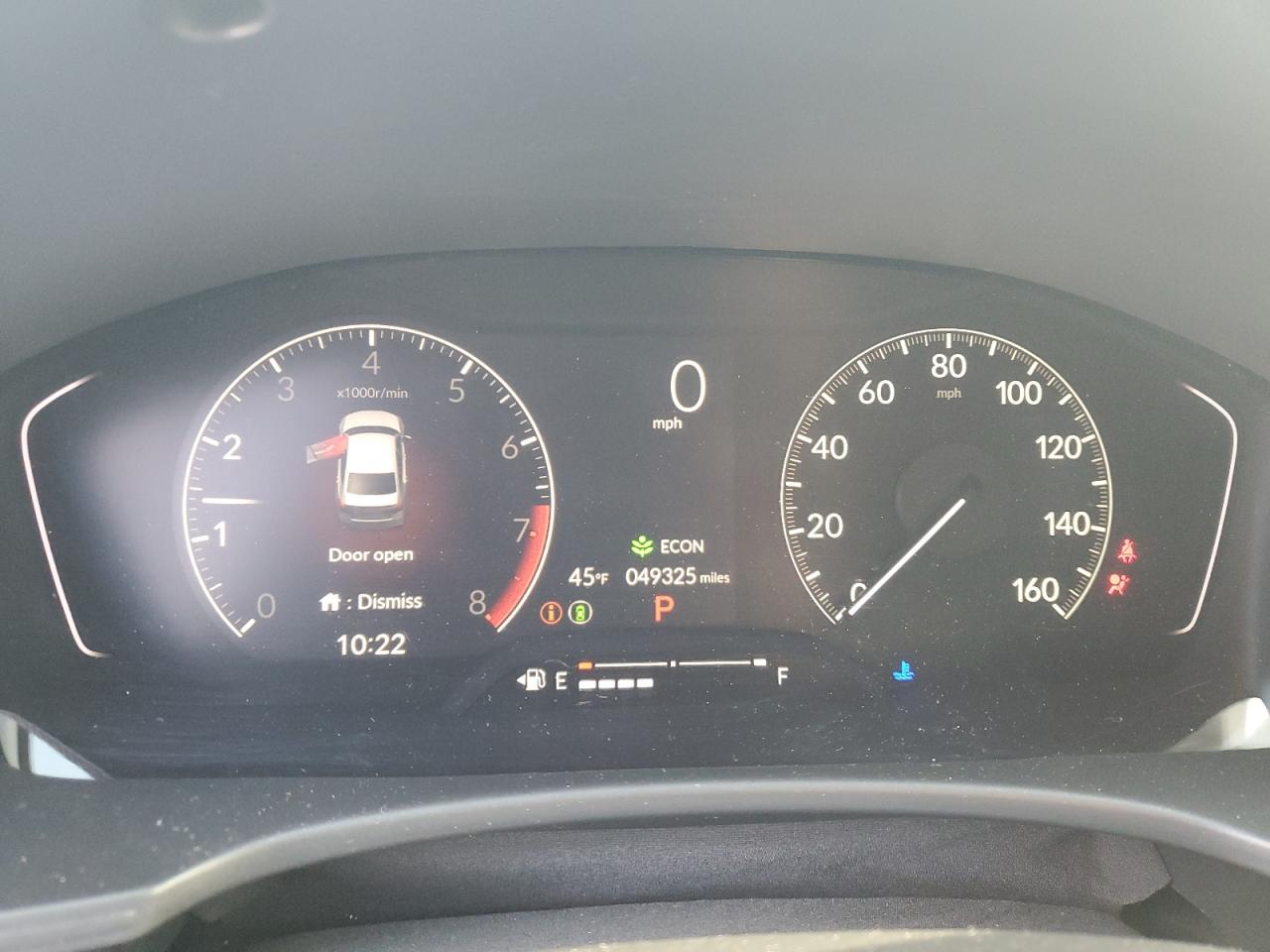 2022 HONDA CIVIC SPORT VIN:2HGFE2F55NH554682