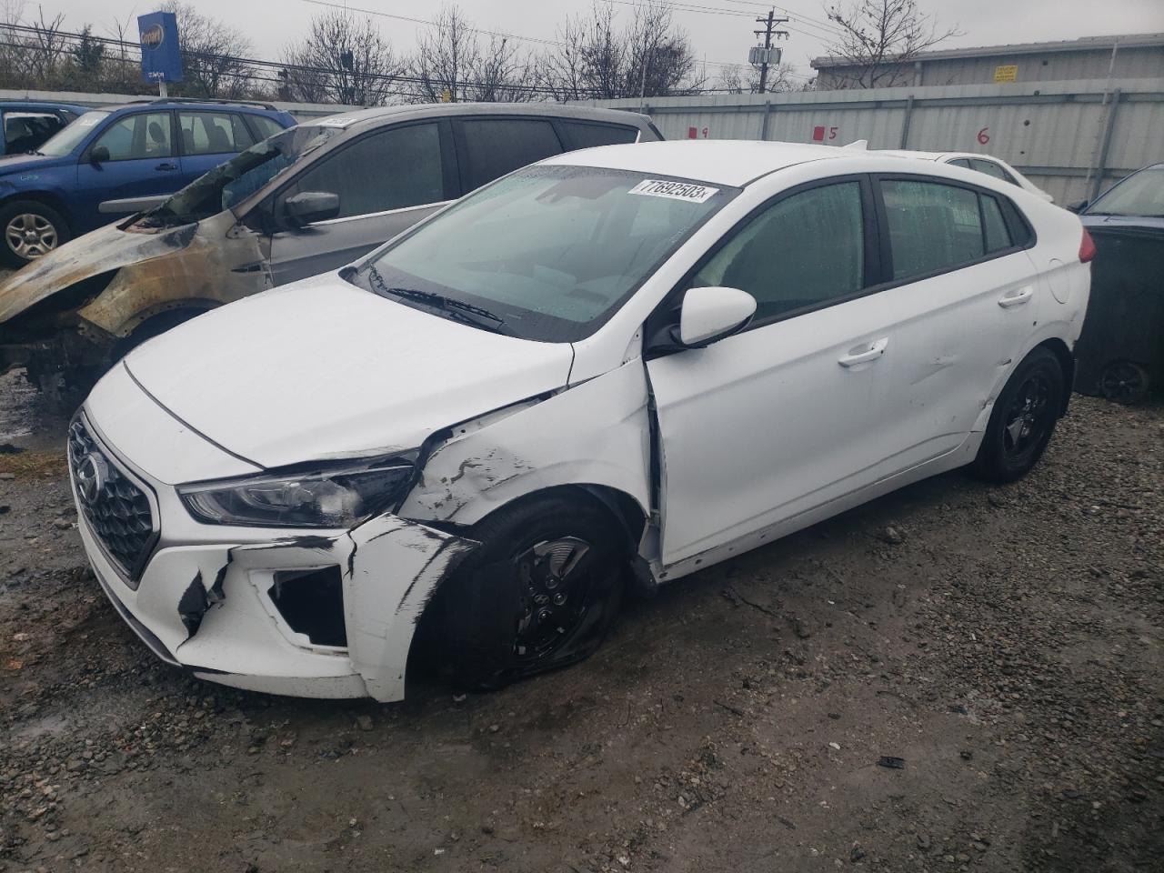 2022 HYUNDAI IONIQ BLUE VIN:KMHC65LC1NU277329