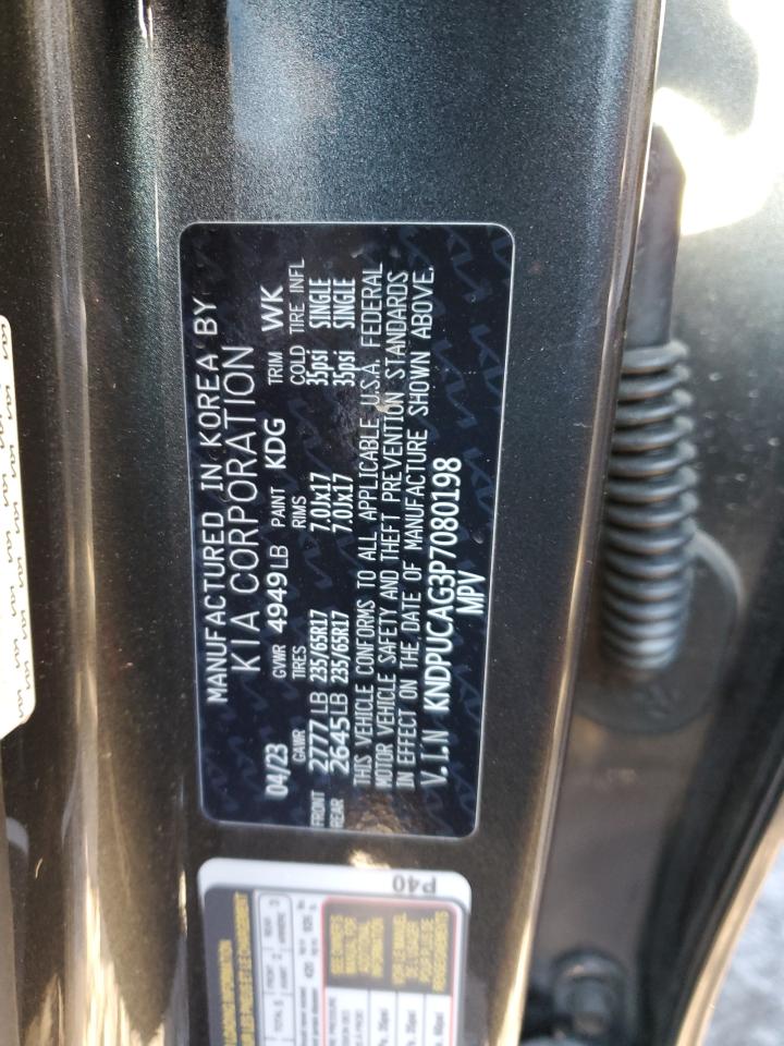 2023 KIA SPORTAGE LX VIN:KNDPUCAG3P7080198