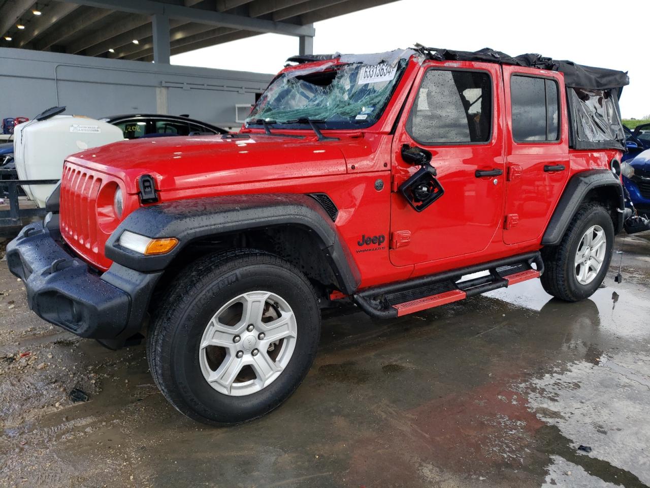 2023 JEEP WRANGLER SPORT VIN:1C4HJXDG9PW525789