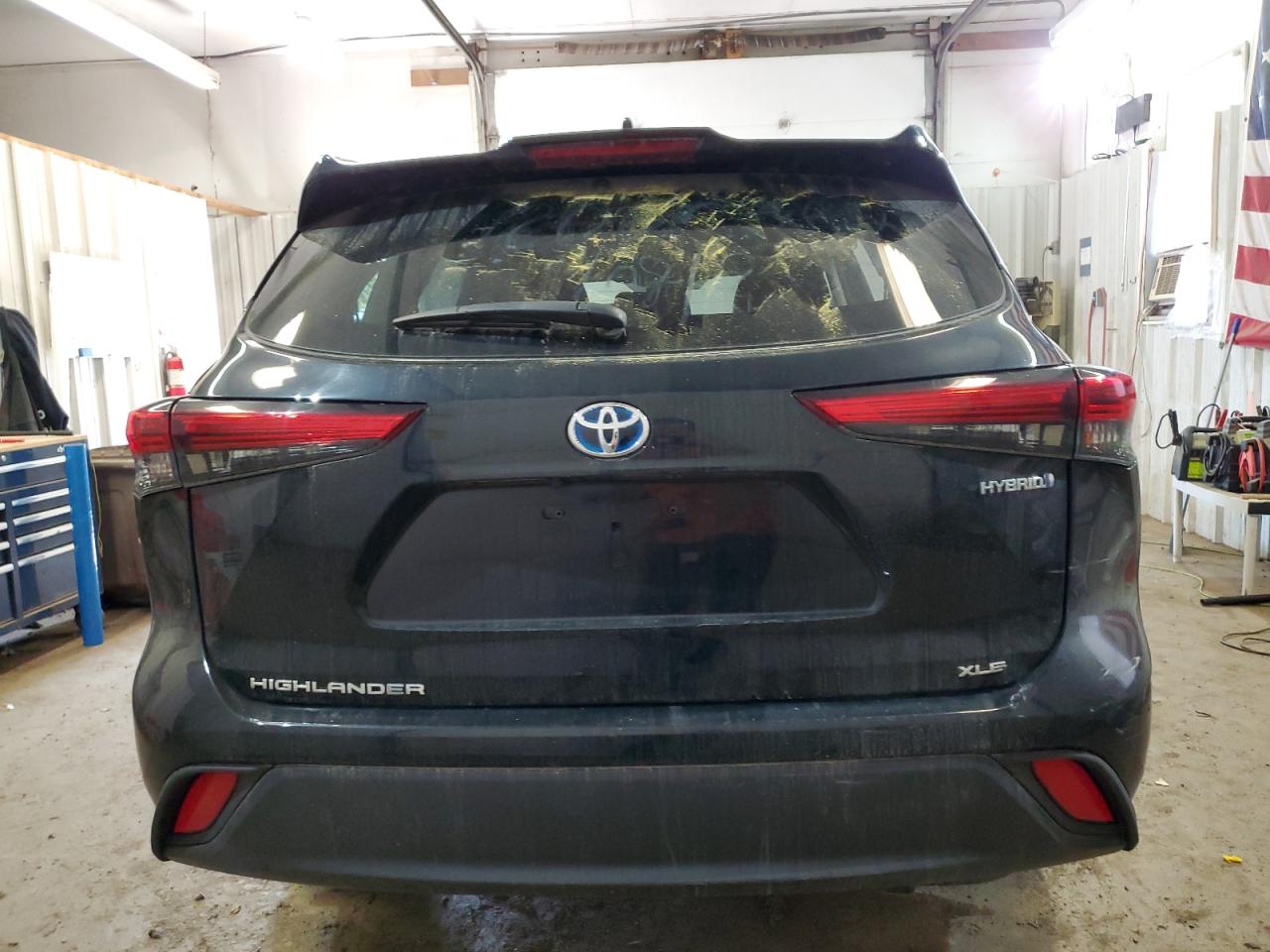 2022 TOYOTA HIGHLANDER HYBRID XLE VIN:5TDGBRCH2NS555177