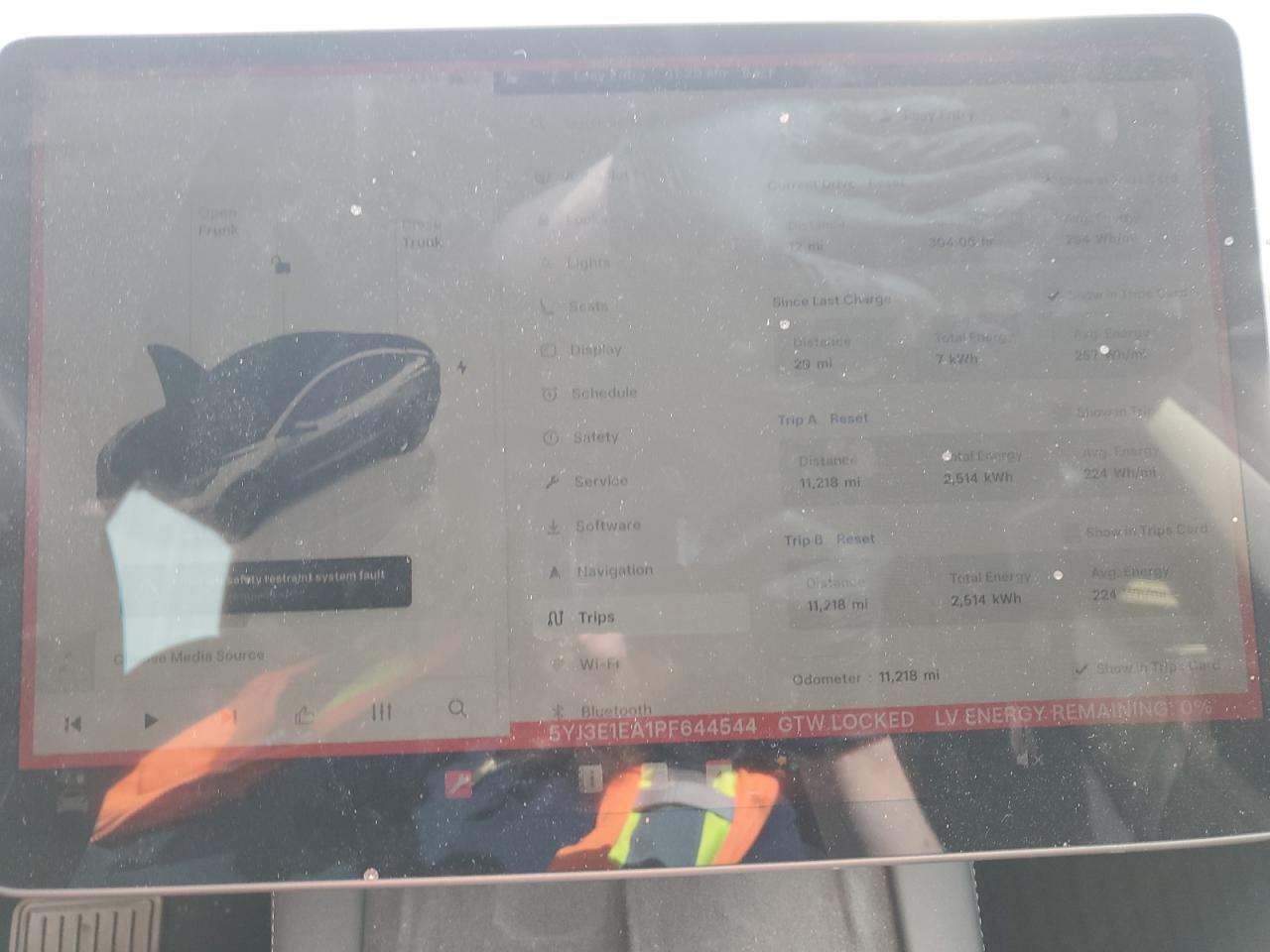 2023 TESLA MODEL 3  VIN:5YJ3E1EA1PF644544