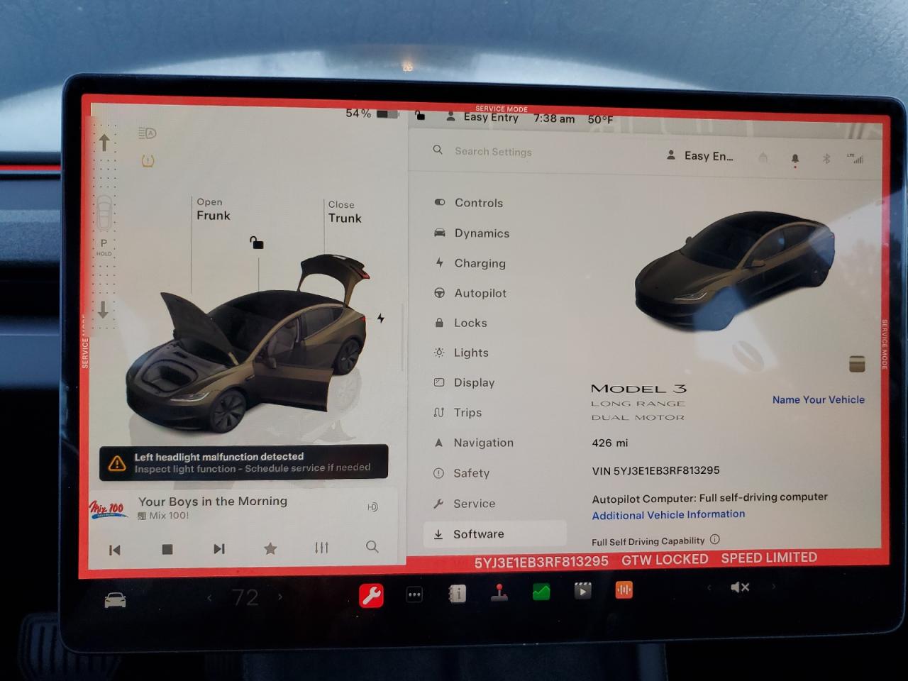 2024 TESLA MODEL 3  VIN:5YJ3E1EB3RF813295