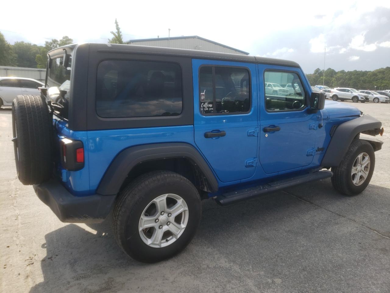 2022 JEEP WRANGLER UNLIMITED SPORT VIN:1C4HJXDN3NW249606