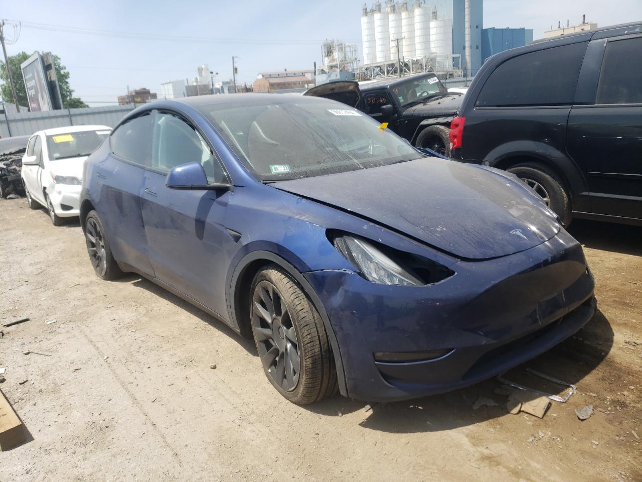 2022 TESLA MODEL Y  VIN:7SAYGDEE0NF308078