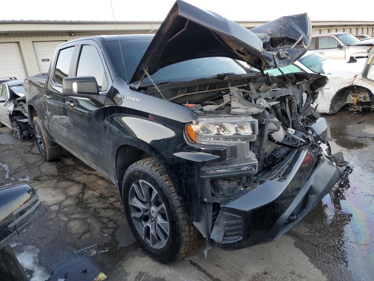 2022 CHEVROLET SILVERADO LTD K1500 RST VIN:3GCUYEEDXNG155788