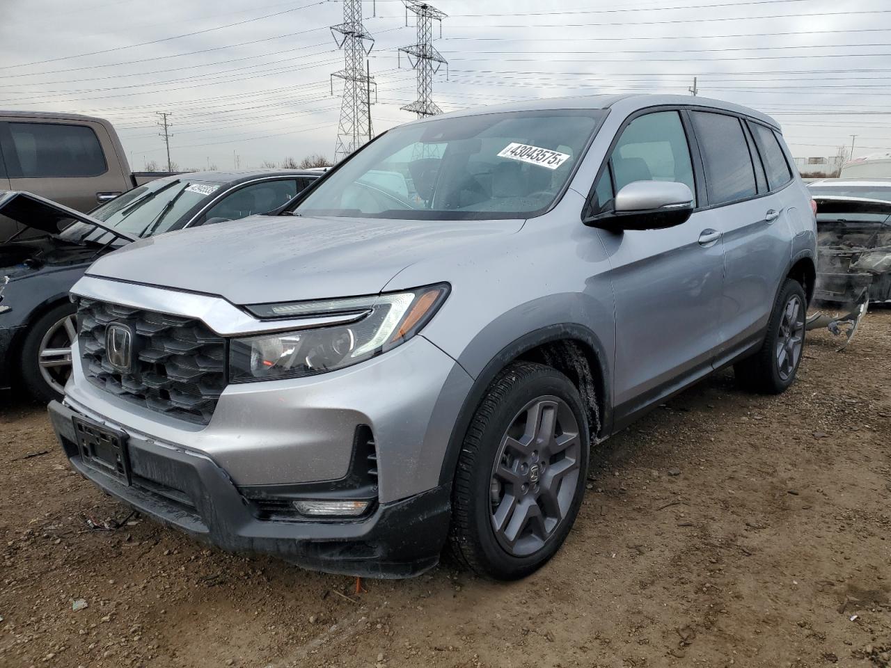 2022 HONDA PASSPORT EXL VIN:5FNYF8H52NB021277