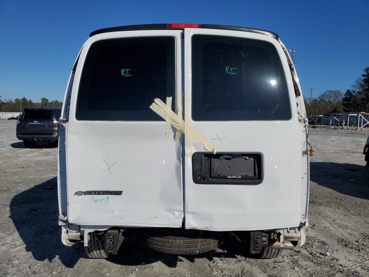 2022 CHEVROLET EXPRESS G2500  VIN:1GCWGBFPXN1199808