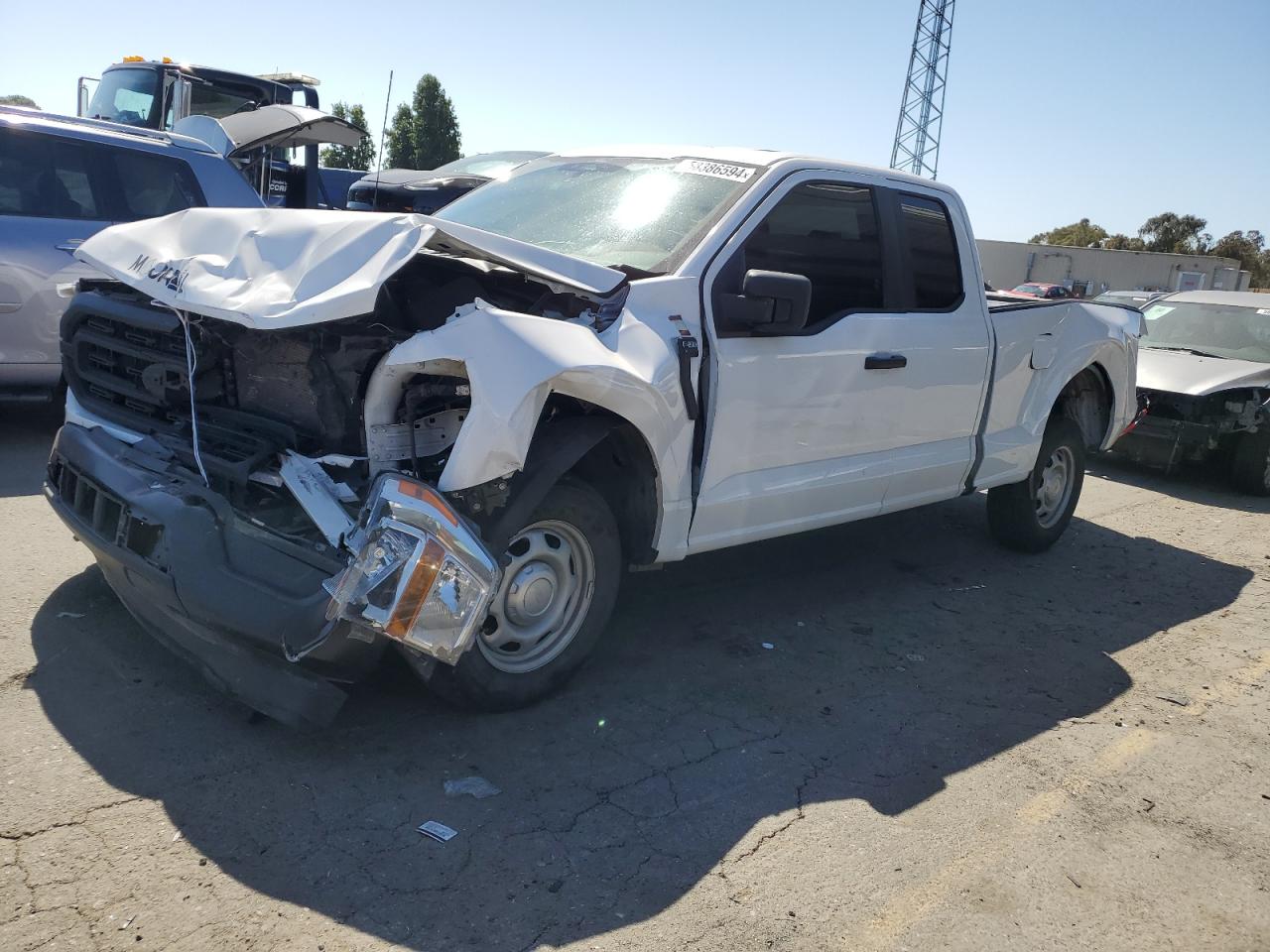 2022 FORD F150 SUPER CAB VIN:1FTEX1CP5NKF28807