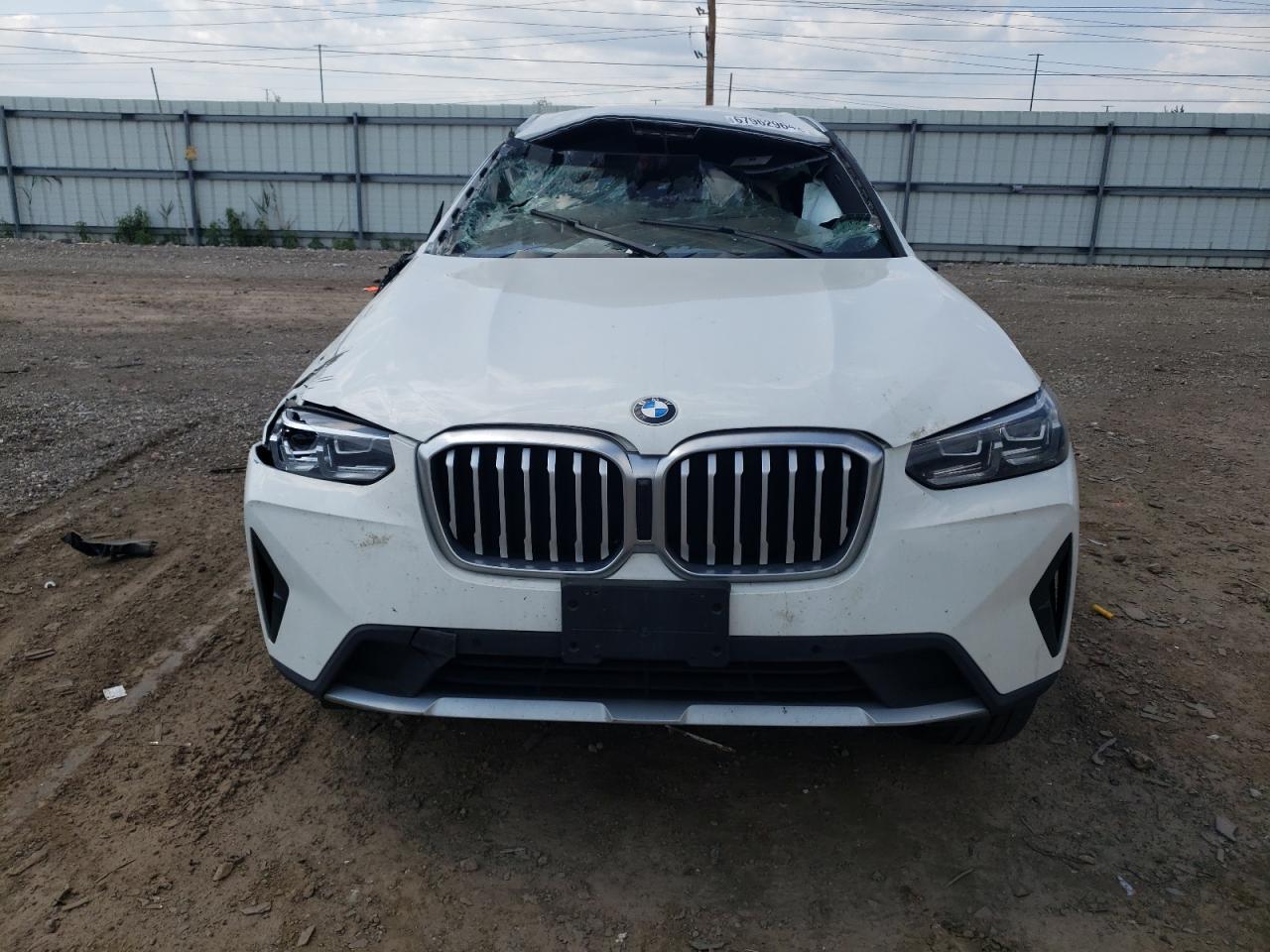 2022 BMW X3 XDRIVE30I VIN:5UX53DP04N9J41486