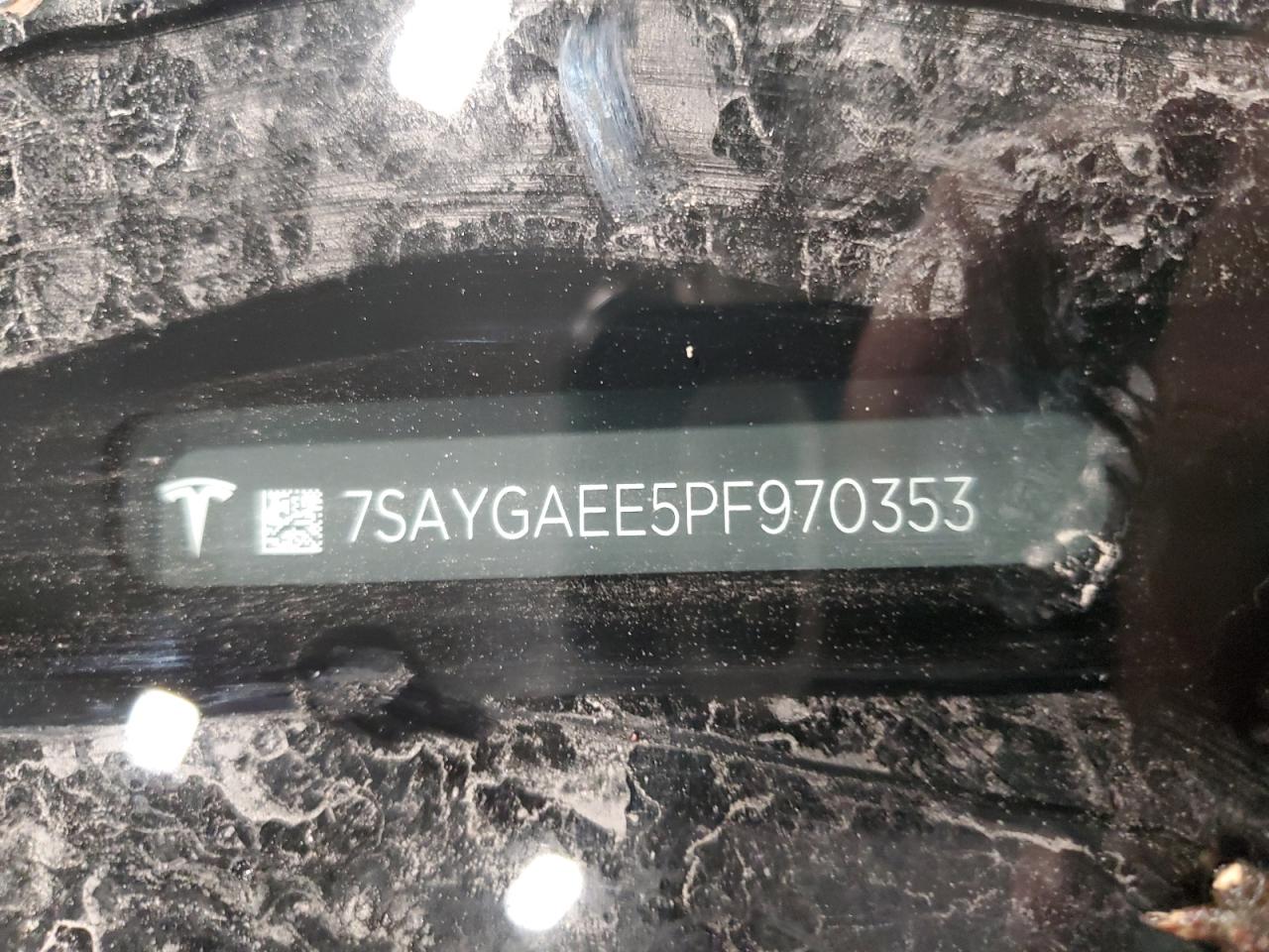 2023 TESLA MODEL Y  VIN:7SAYGAEE5PF970353