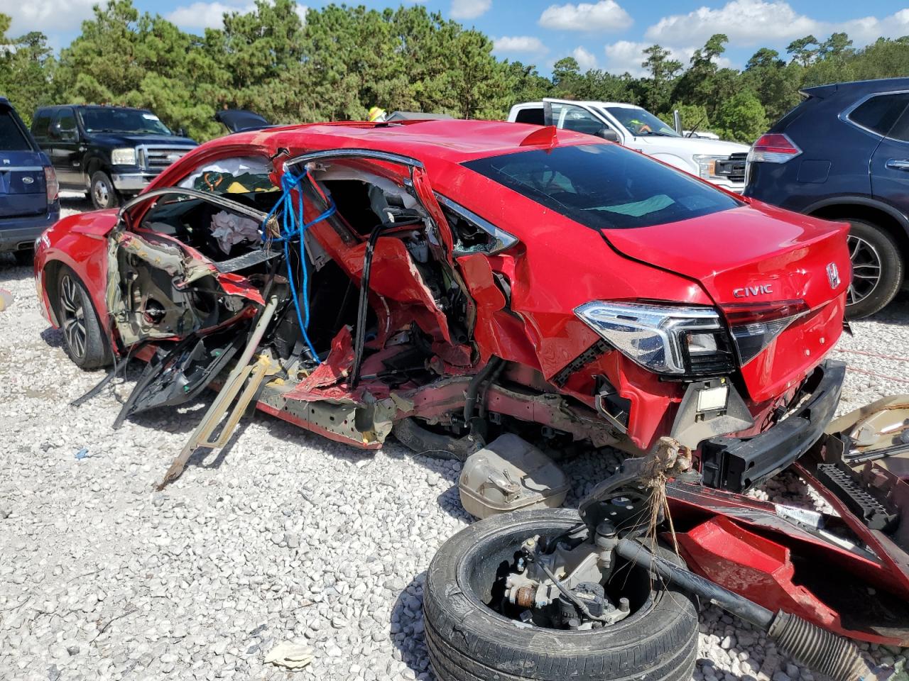 2022 HONDA CIVIC EX VIN:2HGFE1F75NH308663