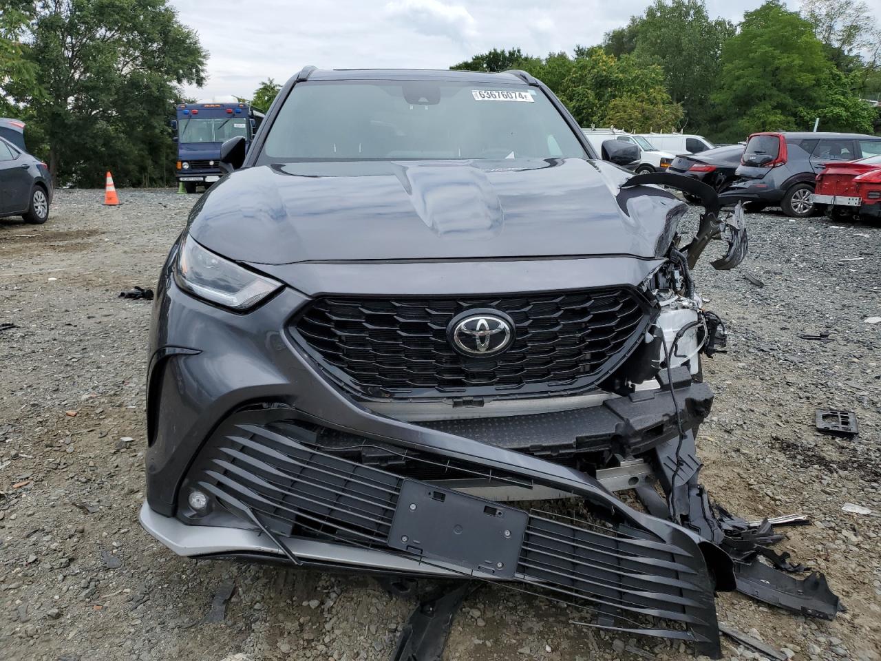 2022 TOYOTA HIGHLANDER XSE VIN:5TDLZRBH8NS238743