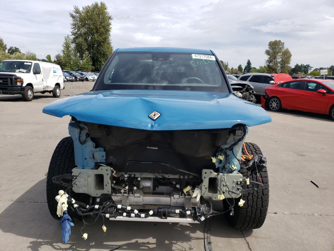 2022 RIVIAN R1T LAUNCH EDITION VIN:7FCTGAAL1NN002786