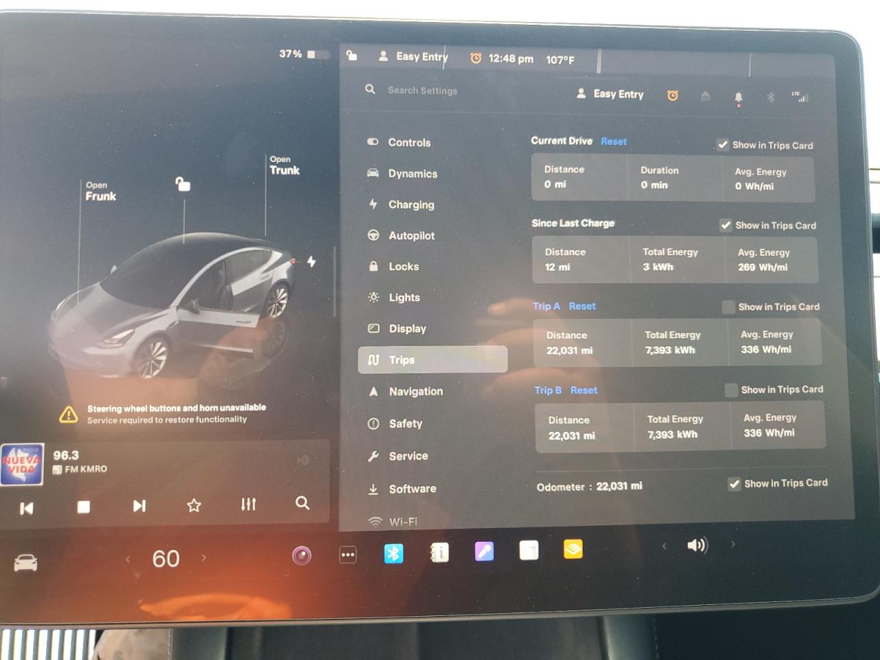 2022 TESLA MODEL 3  VIN:5YJ3E1EB4NF286264