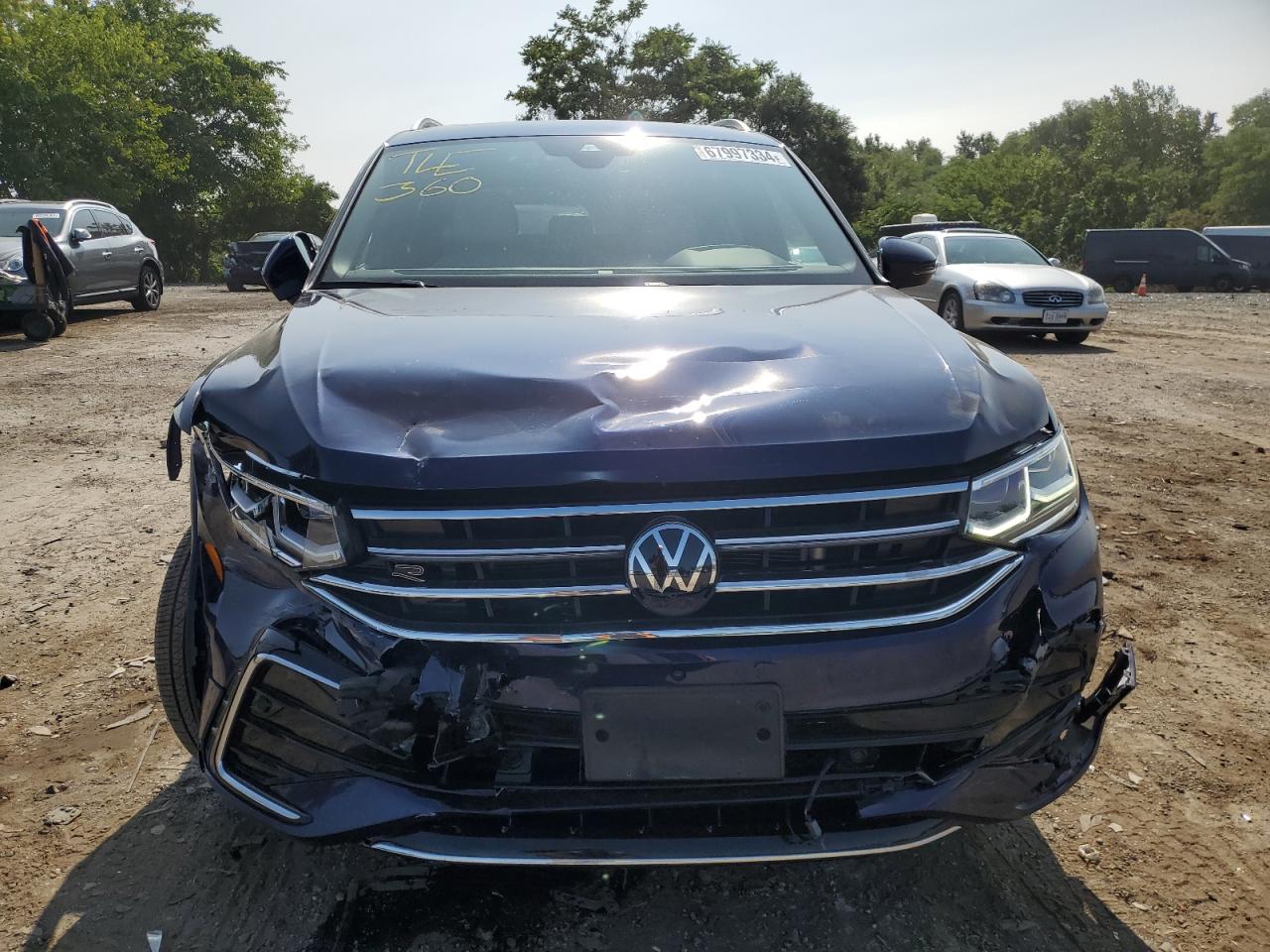 2023 VOLKSWAGEN TIGUAN SEL R-LINE BLACK VIN:3VV4B7AX1PM057364