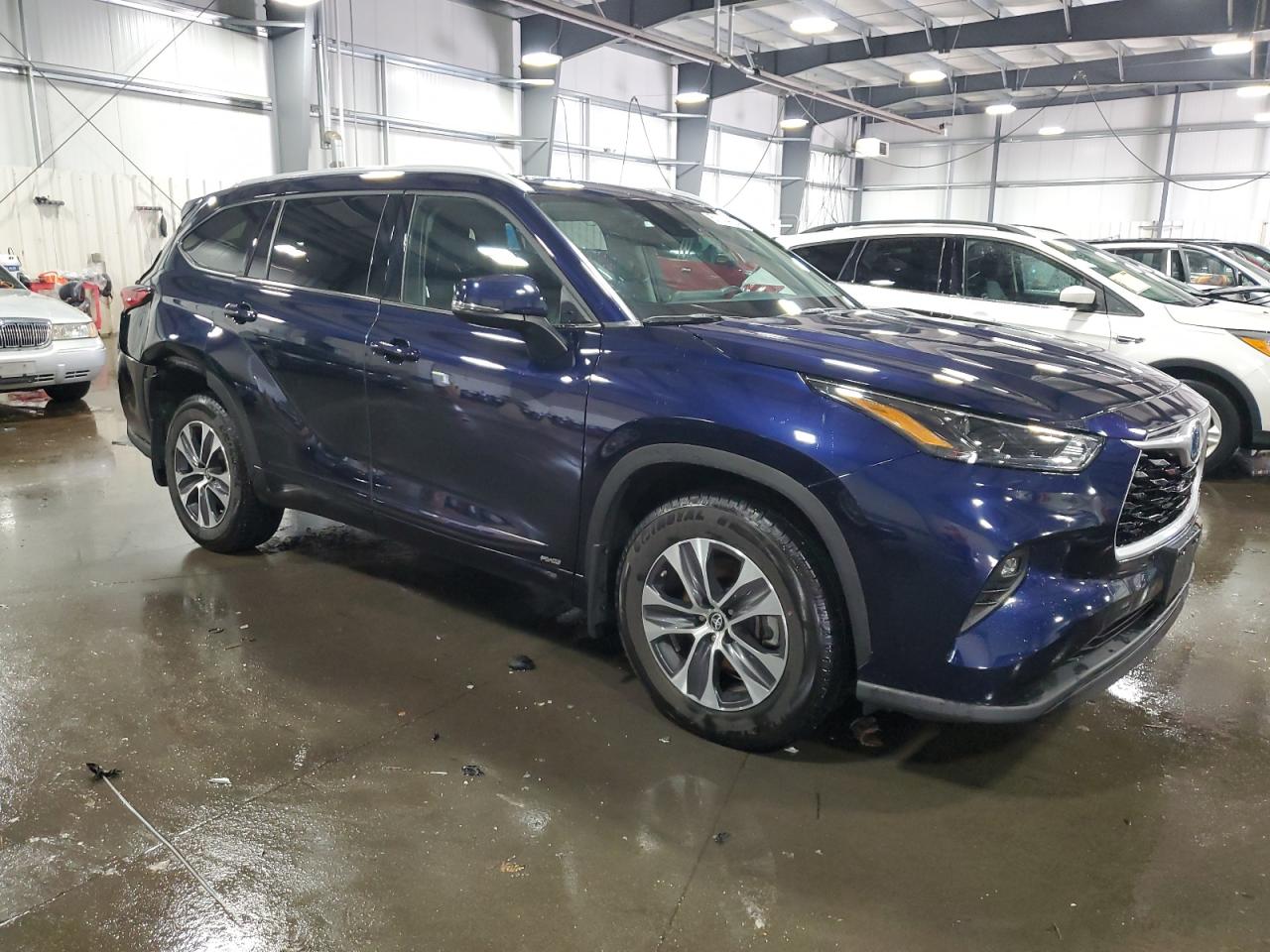 2022 TOYOTA HIGHLANDER HYBRID XLE VIN:5TDGBRCHXNS546128